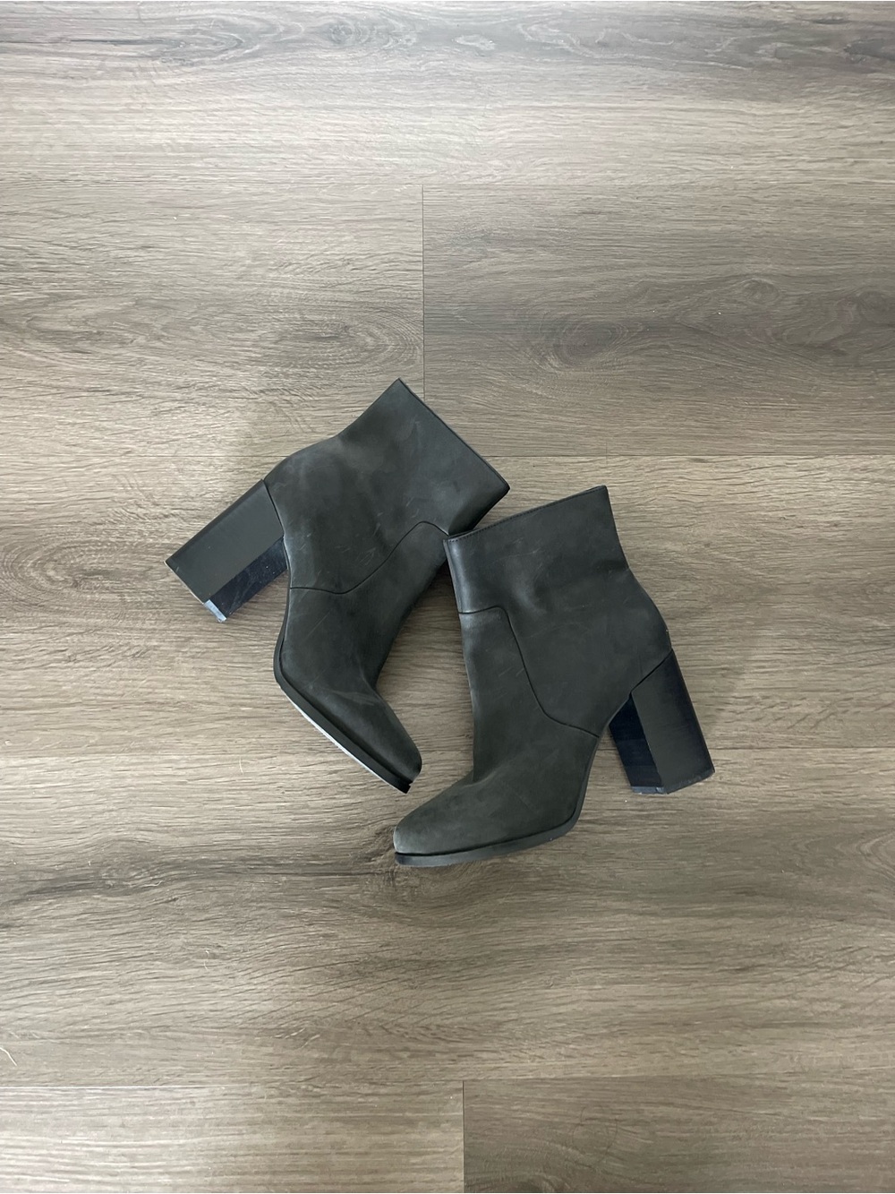 & Other Stories Black Heel Ankle Booties